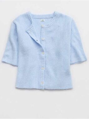 Aerie Unreal Short Sleeve Cardi